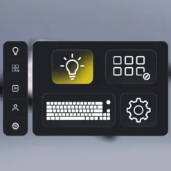 Hator Skyfall 100 Pro trådlöst gamingtangentbord Grå