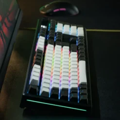 Hator Skyfall 100 Pro trådlöst gamingtangentbord Grå