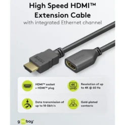 HDMI-förlängningskabel 4K/60 Hz 5 m