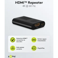HDMI-repeater 4K @ 60 Hz