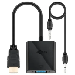 HDMI till VGA-adapter med ljud