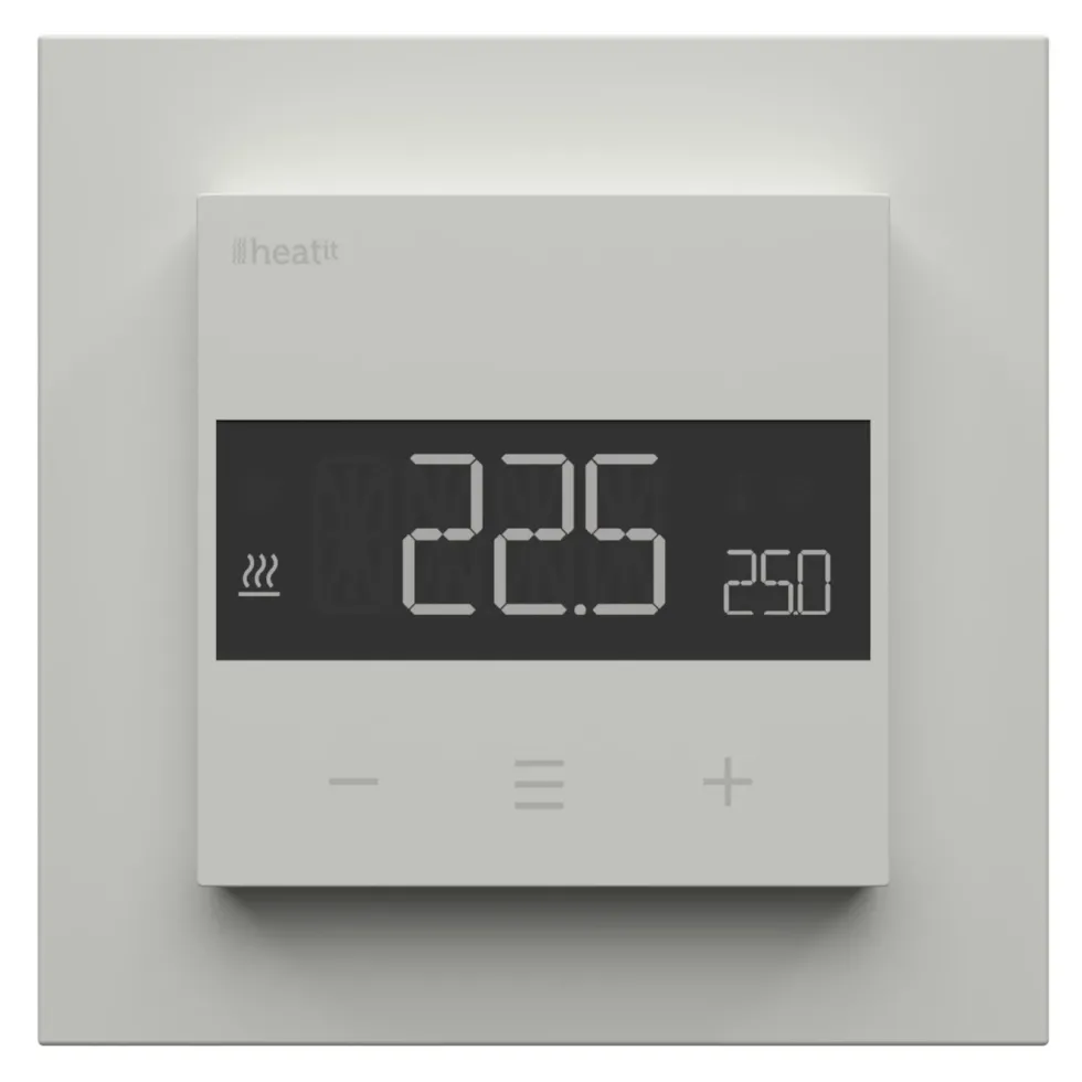 Heatit Z-TRM6 Termostat med Z-wave White