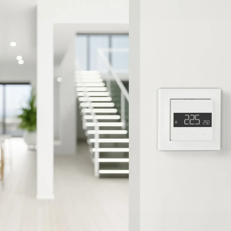 Heatit Z-TRM6 Termostat med Z-wave White