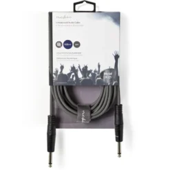 Högtalarkabel 6,3 mm 5 m