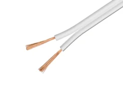 Högtalarkabel 4 mm² Vit 50 m