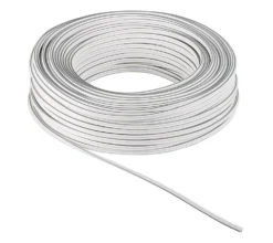Högtalarkabel 4 mm² Vit 50 m