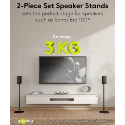 Högtalarställ för Sonos Era 100 2-pack Svart