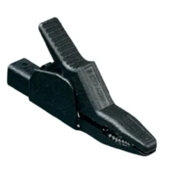 Hirschmann Krokodilklämma 85 mm Svart