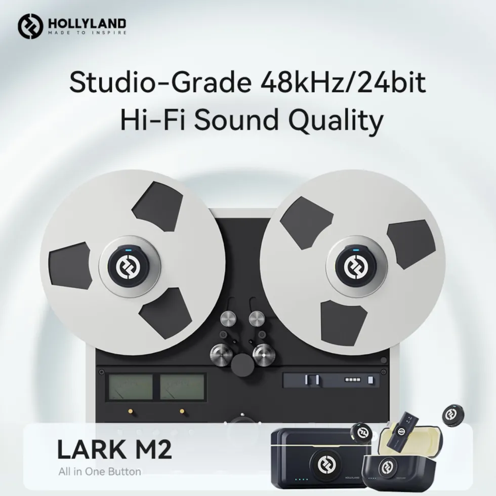Hollyland Lark M2 Combo Trådlöst mikrofonsystem