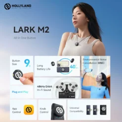 Hollyland Lark M2 Combo Trådlöst mikrofonsystem