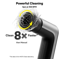 HOTO Grip laddbar rengöringsborste