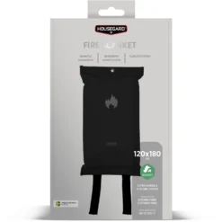 Housegard Brandfilt Design Edition 120x180 cm Svart