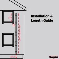 Housegard Förlängningsdel till brandstege 90 cm 90 cm
