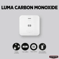 Housegard Luma Trådlös Kolmonoxidvarnare