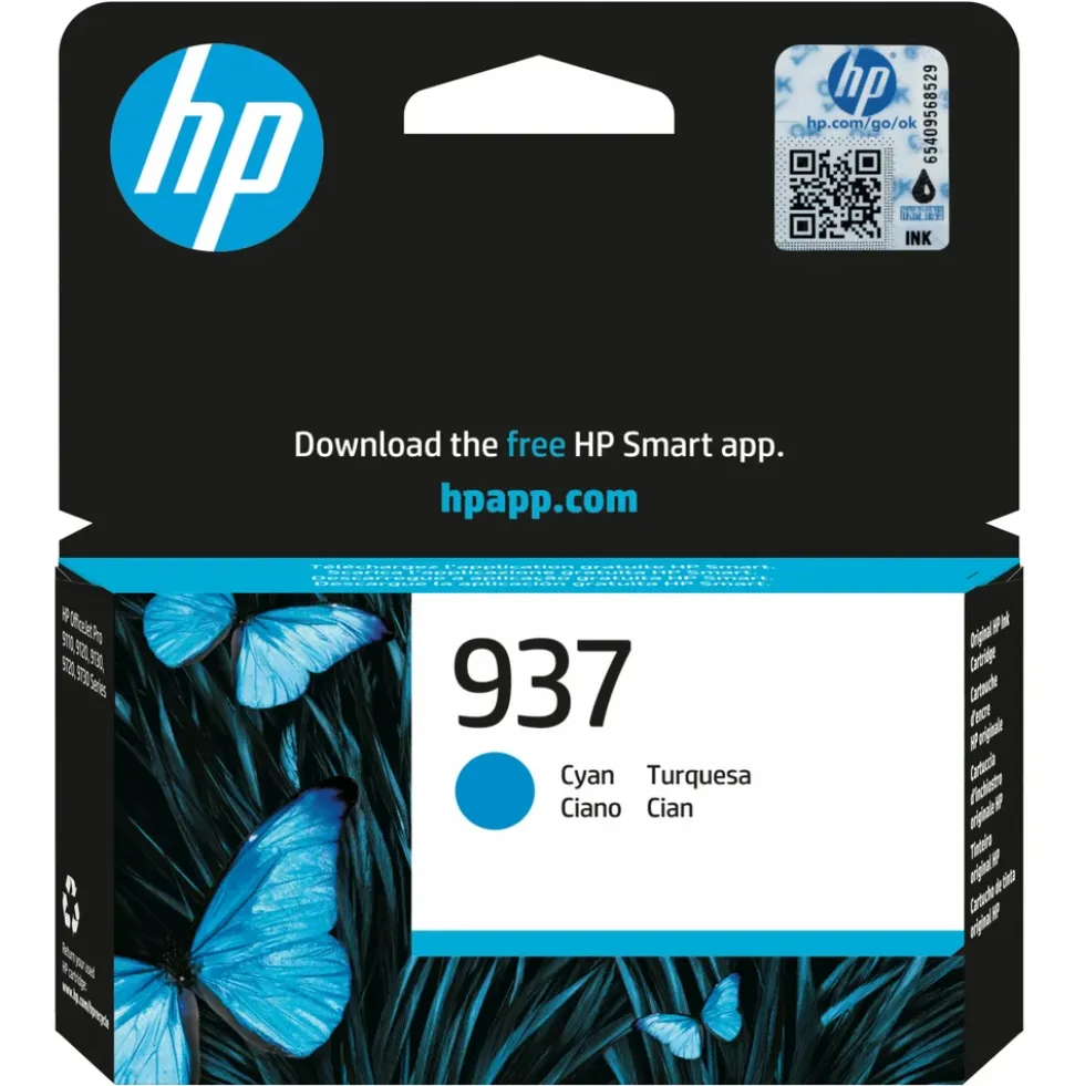 HP 937 Bläckpatron Cyan