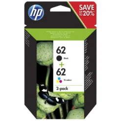 HP 62 Bläckpatroner 2-pack