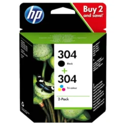 HP 304 Bläckpatroner 2-pack