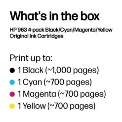 HP 963 Bläckpatroner 4-pack