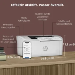 HP LaserJet M110w Laserskrivare