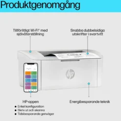 HP LaserJet M110w Laserskrivare