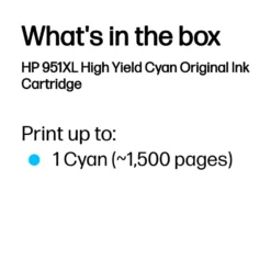 HP 951XL Bläckpatron Cyan