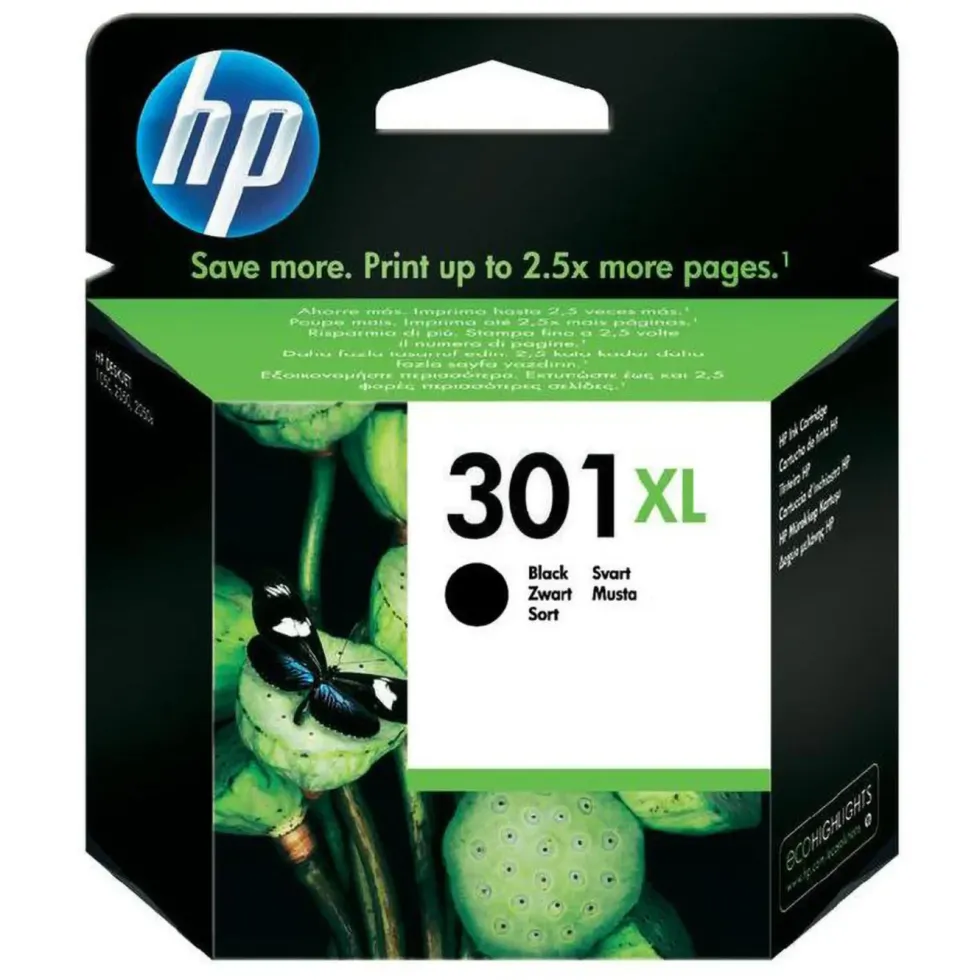 HP 301XL Bläckpatron Svart