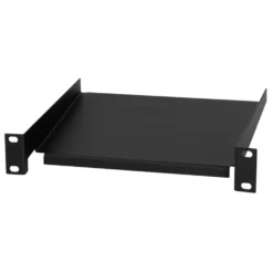 10"-hylla Svart 1U