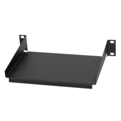 10"-hylla Svart 1U