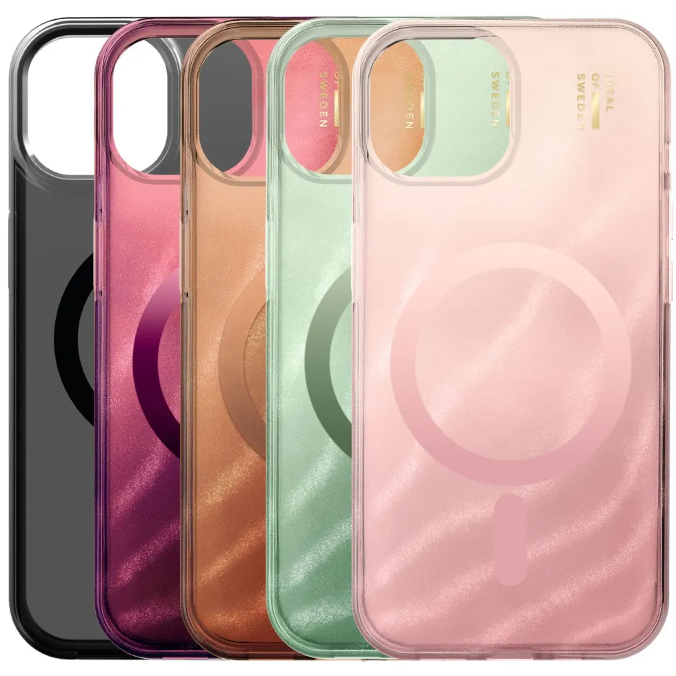 IDEAL OF SWEDEN Clear MagSafe Case – mobilskal till iPhone 13, 14, 15, 16e och 17e Rose Blush