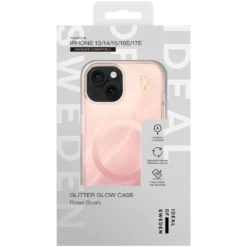 IDEAL OF SWEDEN Clear MagSafe Case – mobilskal till iPhone 13, 14, 15, 16e och 17e Rose Blush