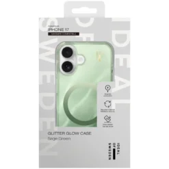 IDEAL OF SWEDEN Clear MagSafe Case – mobilskal till iPhone 17 Sage Green