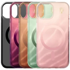 IDEAL OF SWEDEN Clear MagSafe Case – mobilskal till iPhone 13, 14, 15, 16e och 17e Cherry Lacquer