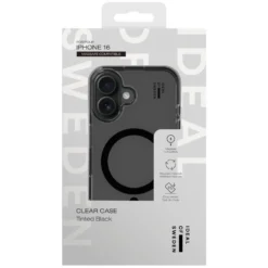 IDEAL OF SWEDEN Clear MagSafe Case – mobilskal till iPhone 16 Tinted Black