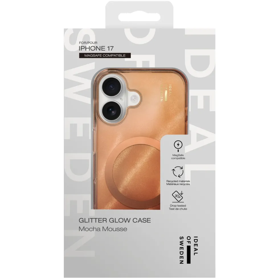 IDEAL OF SWEDEN Clear MagSafe Case – mobilskal till iPhone 17 Mocha Mousse