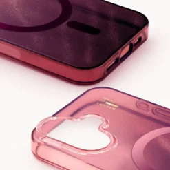 IDEAL OF SWEDEN Clear MagSafe Case – mobilskal till iPhone 16 Cherry Lacquer