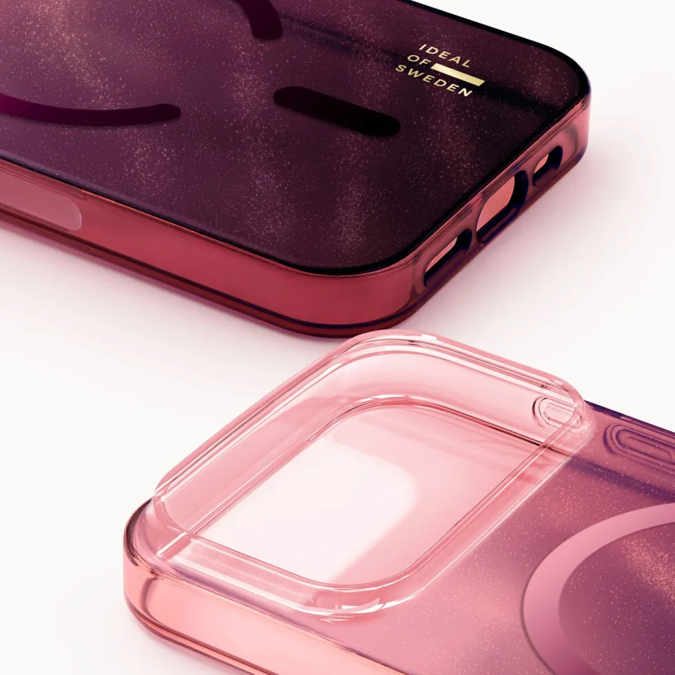 IDEAL OF SWEDEN Clear MagSafe Case – mobilskal till iPhone 17 Pro Max Cherry Lacquer