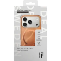 IDEAL OF SWEDEN Clear MagSafe Case – mobilskal till iPhone 17 Pro Max Mocha Mousse