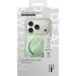 IDEAL OF SWEDEN Clear MagSafe Case – mobilskal till iPhone 17 Pro Max Sage Green