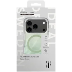 IDEAL OF SWEDEN Clear MagSafe Case – mobilskal till iPhone 17 Pro Sage Green