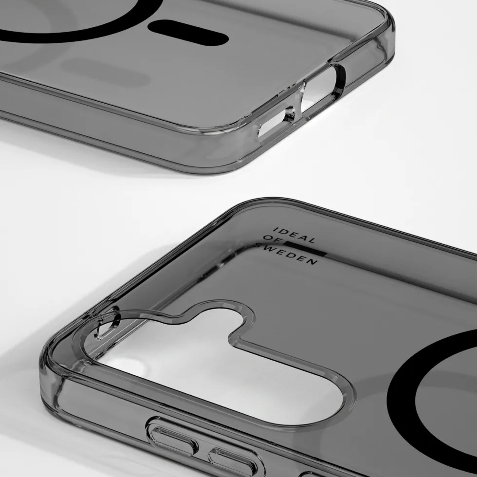 IDEAL OF SWEDEN Clear MagSafe Case – mobilskal till Galaxy S24/S25 Tinted Black