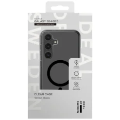 IDEAL OF SWEDEN Clear MagSafe Case – mobilskal till Galaxy S24/S25 Tinted Black
