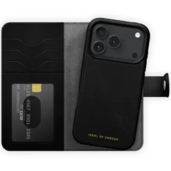 IDEAL OF SWEDEN Magnet Wallet+ - plånboksfodral till iPhone 17 Pro Black