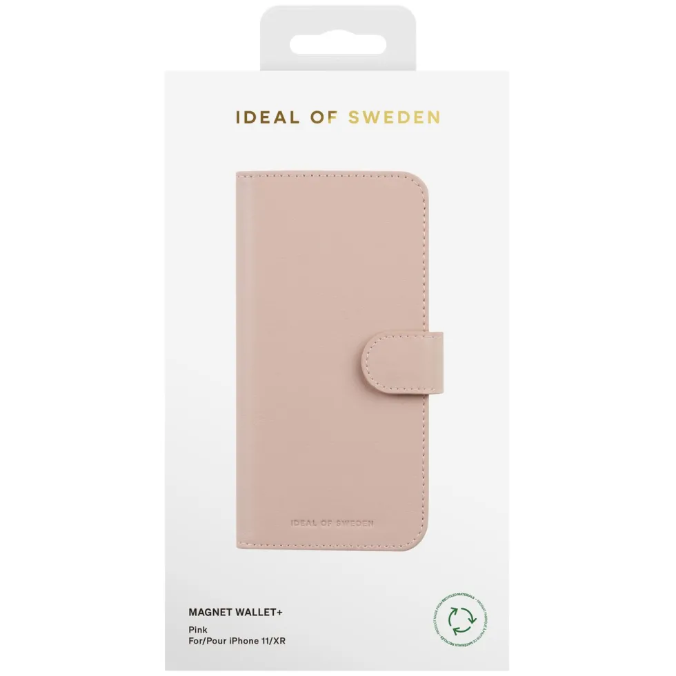 IDEAL OF SWEDEN Magnet Wallet+ - plånboksfodral till iPhone 11/XR Pink