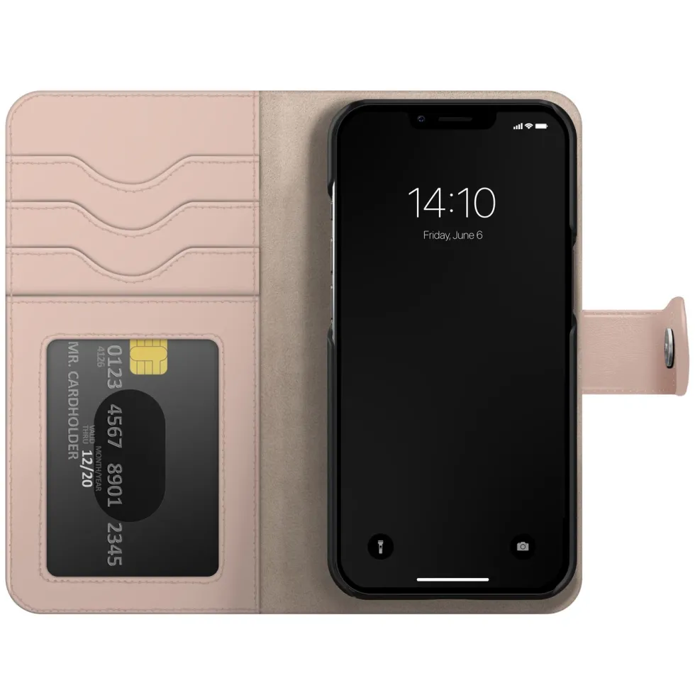 IDEAL OF SWEDEN Magnet Wallet+ - plånboksfodral till iPhone 13, 14 och 16e Pink