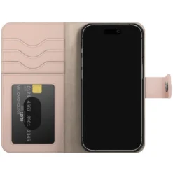 IDEAL OF SWEDEN Magnet Wallet+ för iPhone 15 Pro Max Rosa