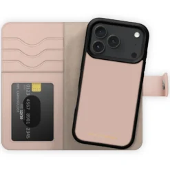 IDEAL OF SWEDEN Magnet Wallet+ - plånboksfodral till iPhone 17 Pro Pink