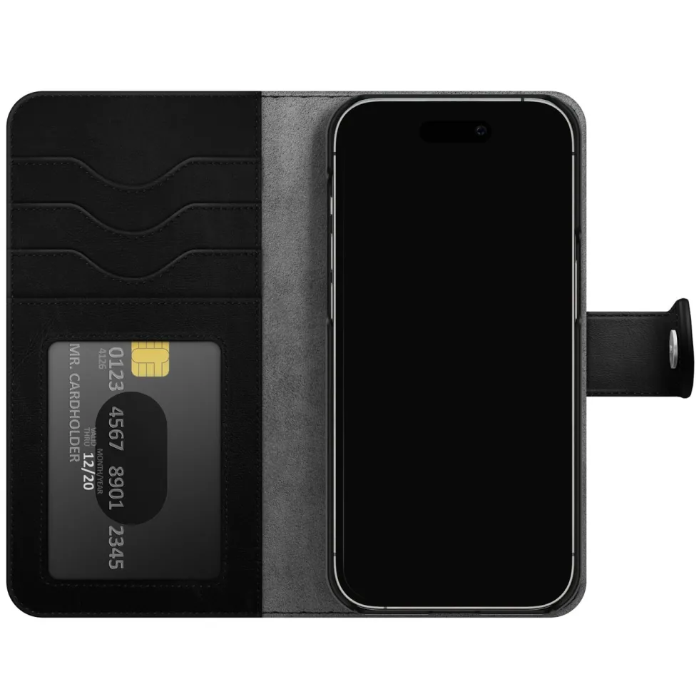 IDEAL OF SWEDEN Magnet Wallet+ för iPhone 15 Pro Max Svart