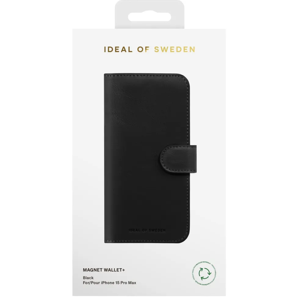 IDEAL OF SWEDEN Magnet Wallet+ för iPhone 15 Pro Max Svart