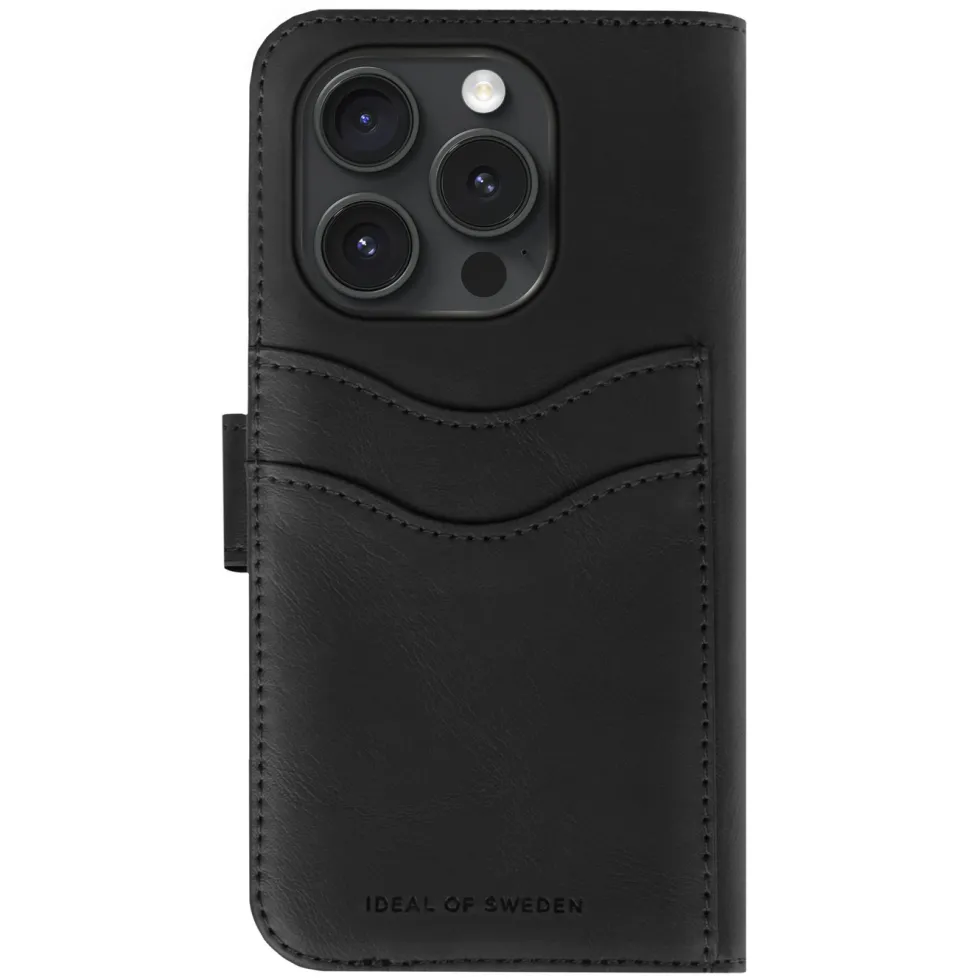 IDEAL OF SWEDEN Magnet Wallet+ för iPhone 15 Pro Svart