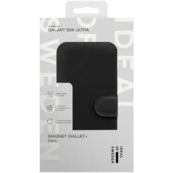 IDEAL OF SWEDEN Magnet Wallet+ - plånboksfodral till Galaxy S26 Ultra Black